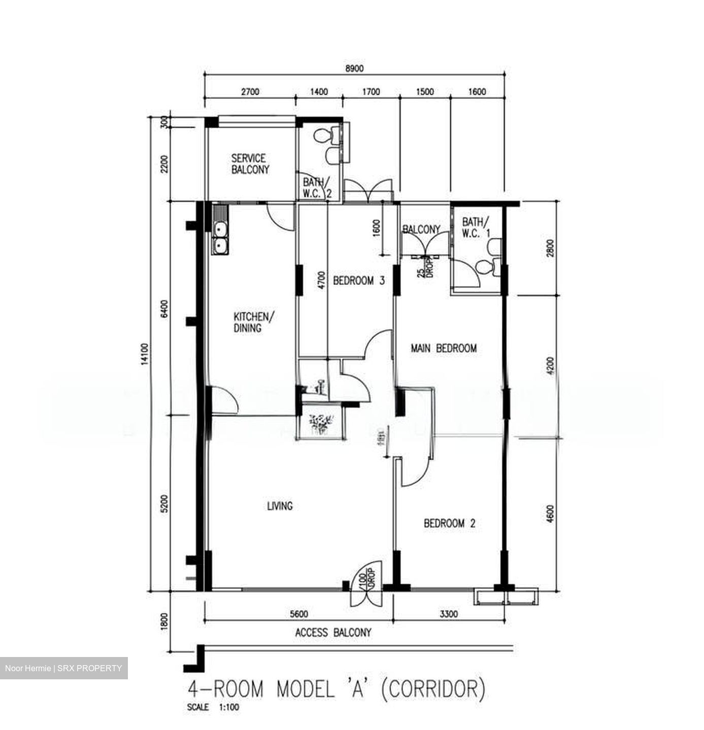 Blk 874 Woodlands Street 82 (Woodlands), HDB 4 Rooms #565565991